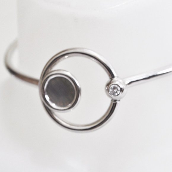 New EDDIE BORGO Celestial Orbit Moon Silver CHOKER - Picture 6 of 8